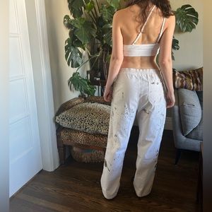 Vintage Greenline International Paint Splatter Cargo Pants